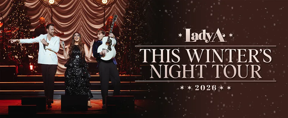 Lady A: This Winter's Night Tour 2026 Info Page Header